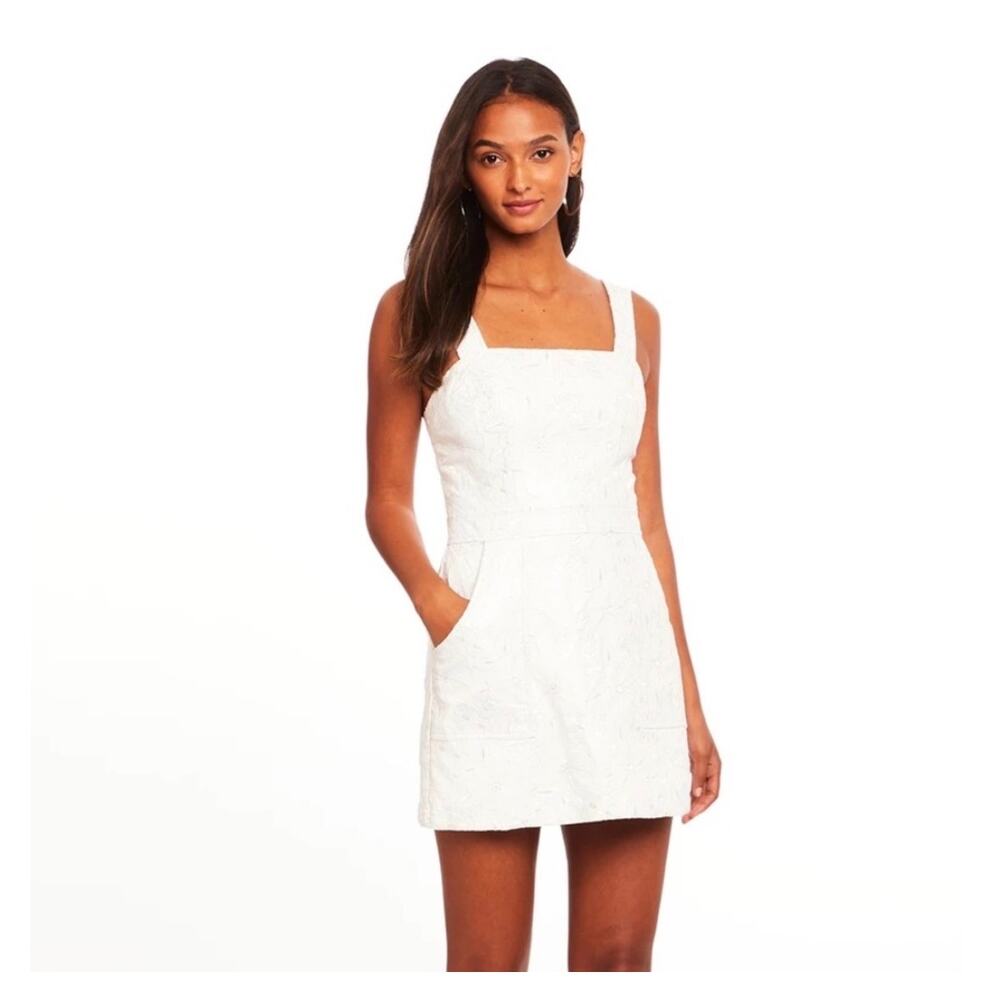 Amanda Uprichard Ace Faux Leather Mini Dress Women Size Medium